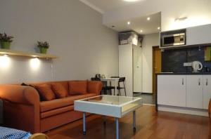 Kuchyň nebo kuchyňský kout v ubytování Cybulskiego Guest Rooms