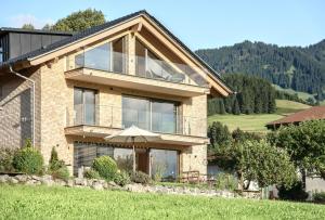 Nespecifikovaný výhled na hory nebo výhled na hory při pohledu z apartmánu