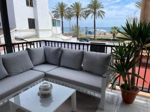 Balkón nebo terasa v ubytování Apartman playa