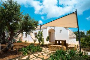 A garden outside Trulli Audendum