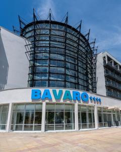 a building with a sign on top of it at Hotel Bavaro in Sunny Beach