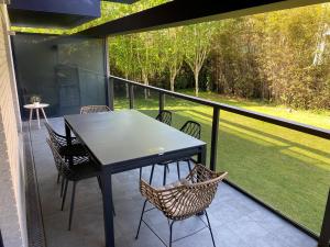 Balkón nebo terasa v ubytování PRECIOSO moderno, Terraza, 2 parking, 2 hab 2 baños, 6-8 pers - disponible desde 02 Octubre!!!