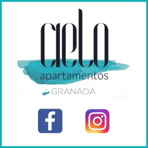 グラナダにあるCielo Granadaのエピルアプリのロゴ一式