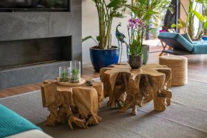 Ein Sitzbereich in der Unterkunft BARCELONA´S TROPICAL OASIS