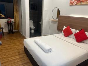 Postel nebo postele na pokoji v ubytování ESM Hotel