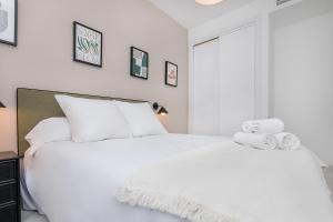 Postel nebo postele na pokoji v ubytování Exclusivo Dúplex Carrera
