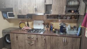Kuchyň nebo kuchyňský kout v ubytování Guesthouse in Batumi 97