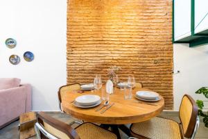 アルメリアにあるCasa Bonitaの木製の壁