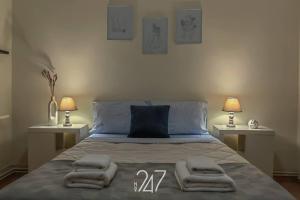 Ένα ή περισσότερα κρεβάτια σε δωμάτιο στο Volos Cental House