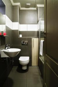 Phòng tắm tại Hotel Portao Diaz