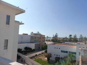 a view from the balcony of a building at Beach breeze in Essaouira