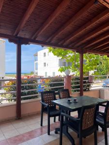 A balcony or terrace at Theodora Villas