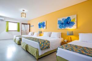 Postel nebo postele na pokoji v ubytování Armação Resort Porto de Galinhas + 78 fotografií