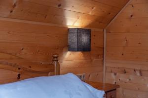 Postel nebo postele na pokoji v ubytování Almhaus Gensbach