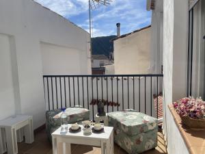 A balcony or terrace at Casa Veva - Siles