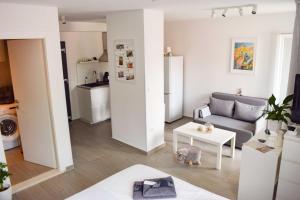 Kuchyň nebo kuchyňský kout v ubytování Studio Apartments Anija