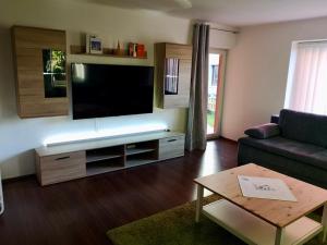A television and/or entertainment centre at Apartment Schwarzindien