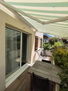 Balkón nebo terasa v ubytování Appartement 46
