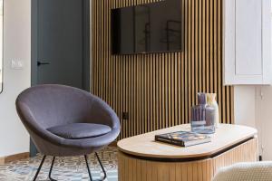 Posezení v ubytování Valentin Suites