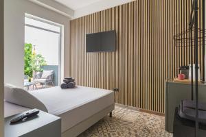 TV a/nebo společenská místnost v ubytování Valentin Suites