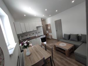 Kuchyňa alebo kuchynka v ubytovaní Apartmán Levandule