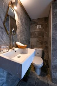 Villa Sofia Studio with garden tesisinde bir banyo