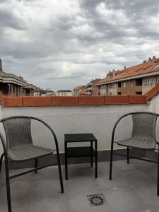 Balkon lub taras w obiekcie Ático luminoso con terraza