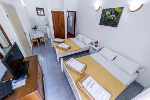 TV a/nebo společenská místnost v ubytování Apartments Vila Nikolić Rafailovići