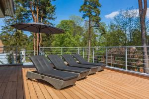 Balkón nebo terasa v ubytování Rixwell Collection Seaside Hotel Jurmala