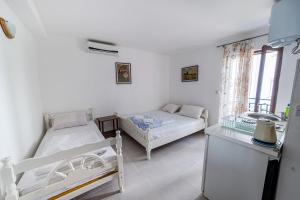 Postel nebo postele na pokoji v ubytování Apartments Vila Nikolić Rafailovići