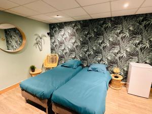 Postel nebo postele na pokoji v ubytování Hotel Caplandes