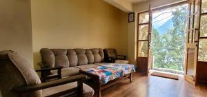 Posezení v ubytování Rudra homestays