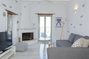 Posezení v ubytování Aegean Breeze House