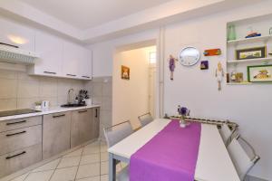Kuchyň nebo kuchyňský kout v ubytování Appartment Ksenija 4