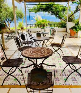 Patio nebo venkovní prostory v ubytování Villa Scilla e Cariddi