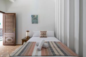 Riad SULTANA客房内的一张或多张床位