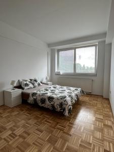 Postel nebo postele na pokoji v ubytování Apartma Lunca 1