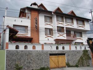 Budova, kde se aparthotel nachází