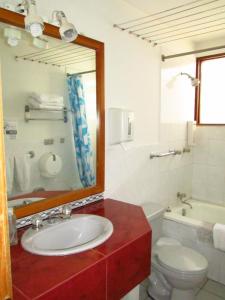 Koupelna v ubytování Apartamentos Los Quipus