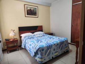 Postel nebo postele na pokoji v ubytování Hotel Las Lineas