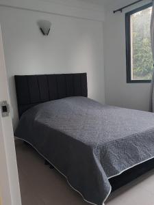 A bed or beds in a room at Encantador y Confortable Apartamento