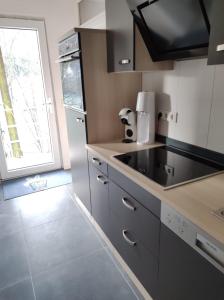 Kuchyň nebo kuchyňský kout v ubytování Ferienwohnung Lange