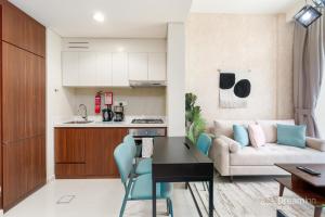 Kuchyň nebo kuchyňský kout v ubytování Dream Inn Apartments - Vera Residence Business Bay