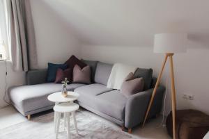 Posezení v ubytování AUFTANKEN - Ferienwohnung Graf