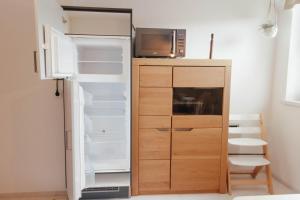 Kuchyň nebo kuchyňský kout v ubytování AUFTANKEN - Ferienwohnung Graf