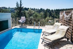 Πισίνα στο ή κοντά στο Agios Nikitas Supreme Villa +47 φωτογραφίες