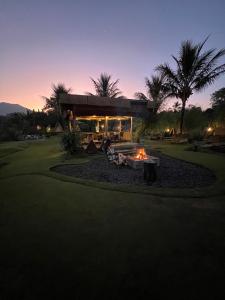 Zahrada ubytování N'jung Bali Camp
