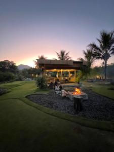 Zahrada ubytování N'jung Bali Camp
