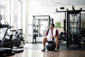Fitness centrum a/nebo fitness zařízení v ubytování Clarion Hotel Arlanda Airport Terminal