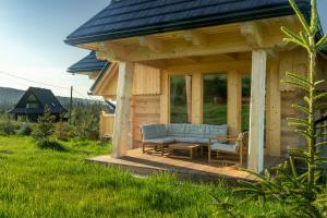 Vonkajšia záhrada v ubytovaní Osada Roztoki - Luxury Chalets